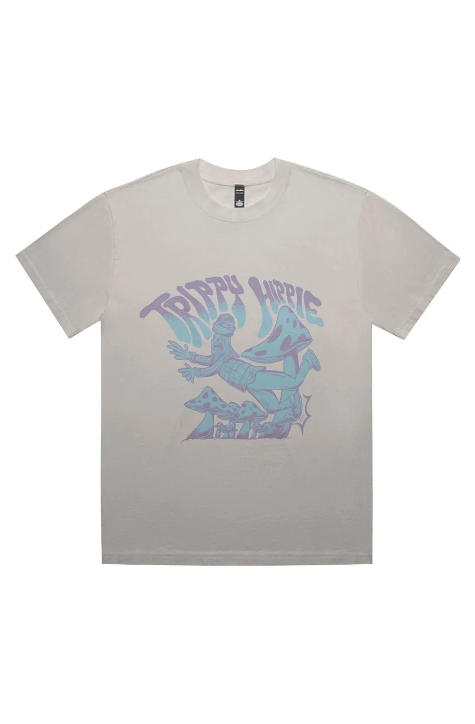 Trippy Hippie - Heavy Faded Sustainable Tee