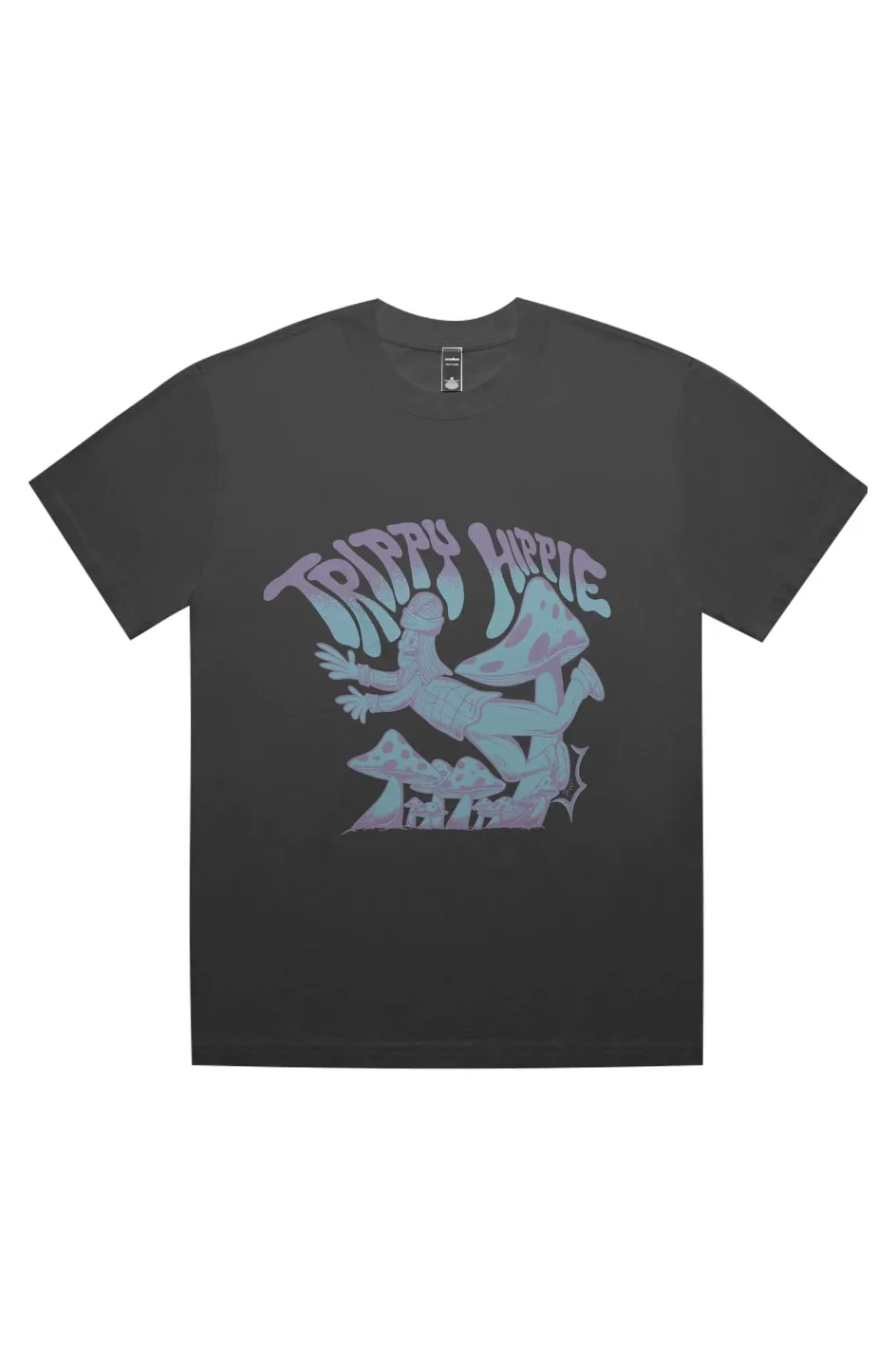Trippy Hippie - Heavy Faded Sustainable Tee