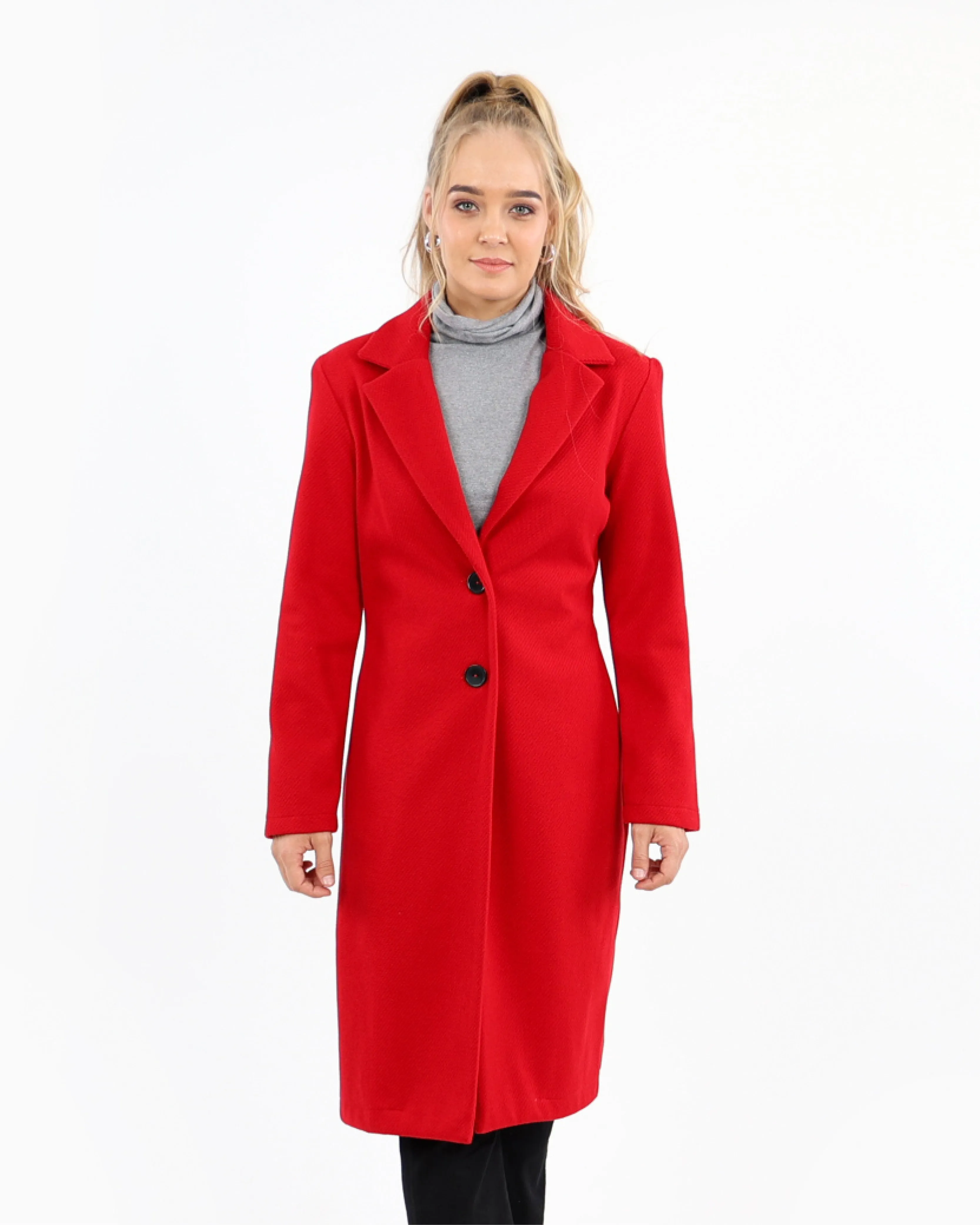 Twill Melton Coat