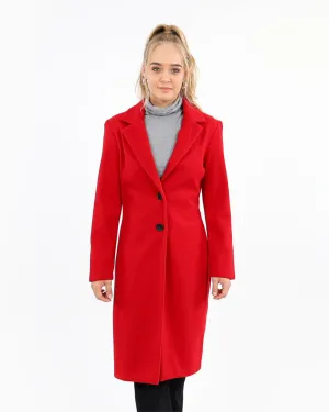 Twill Melton Coat