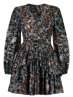Ulla Johnson Lulu pleated cotton minidress