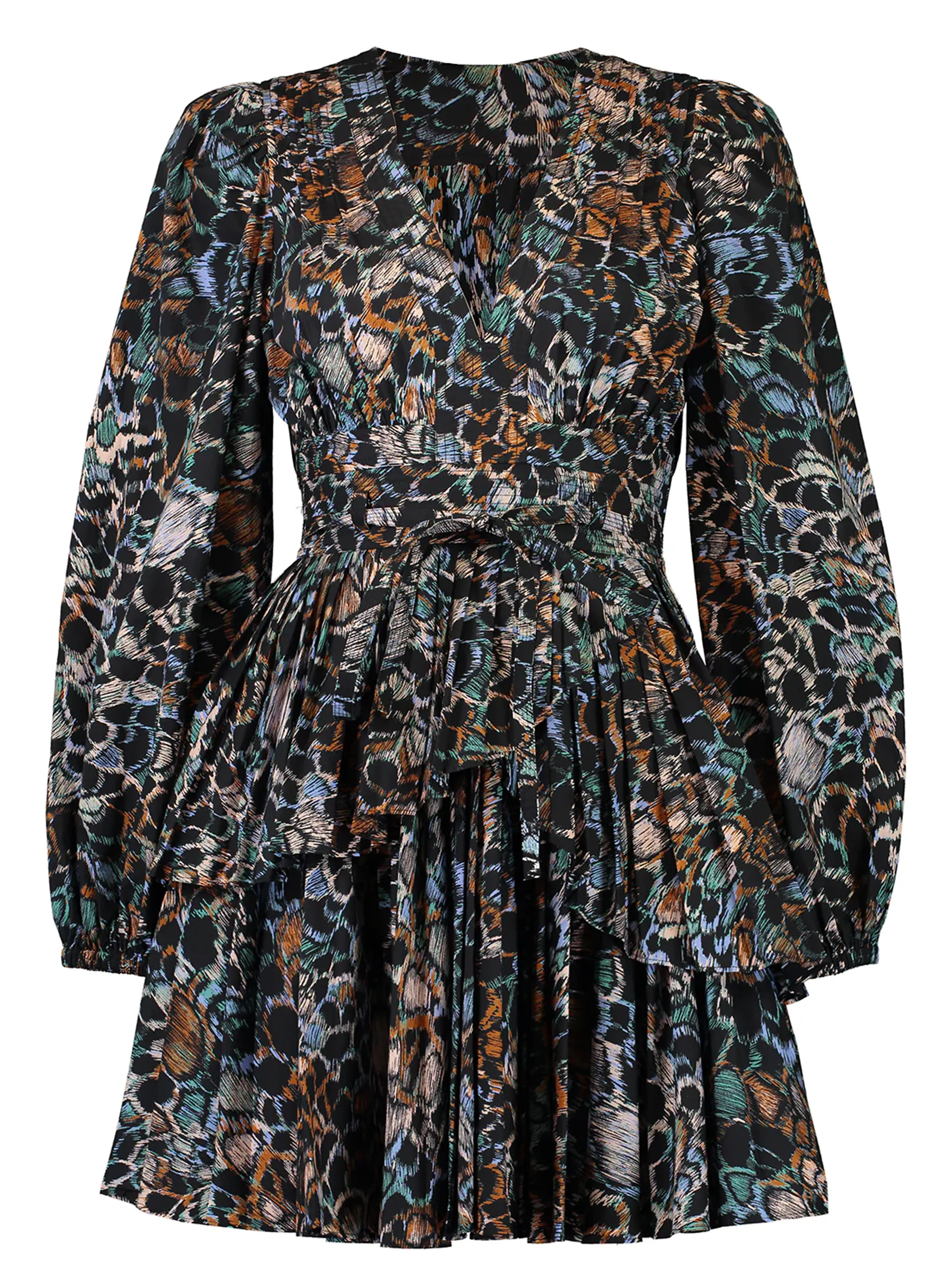Ulla Johnson Lulu pleated cotton minidress