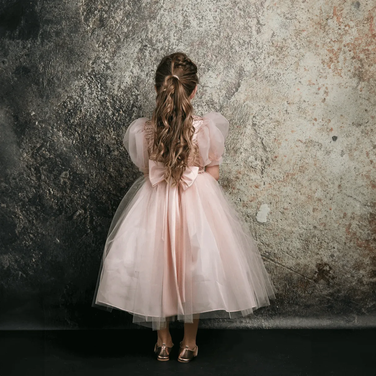 Valencia Dress - Rose Gold