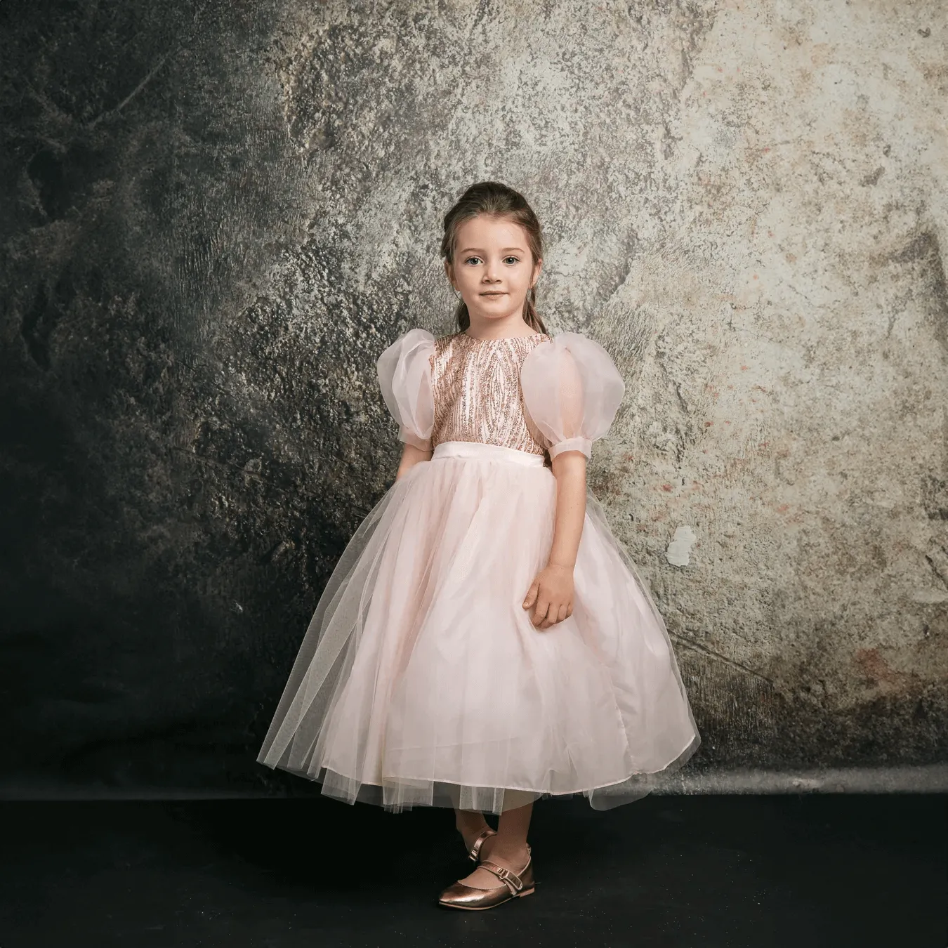Valencia Dress - Rose Gold