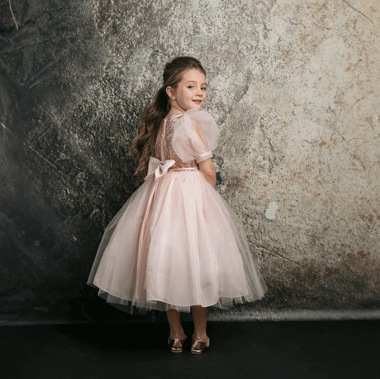 Valencia Dress - Rose Gold