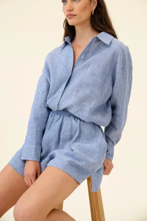 VERA SHIRT - BLUE STRIPE