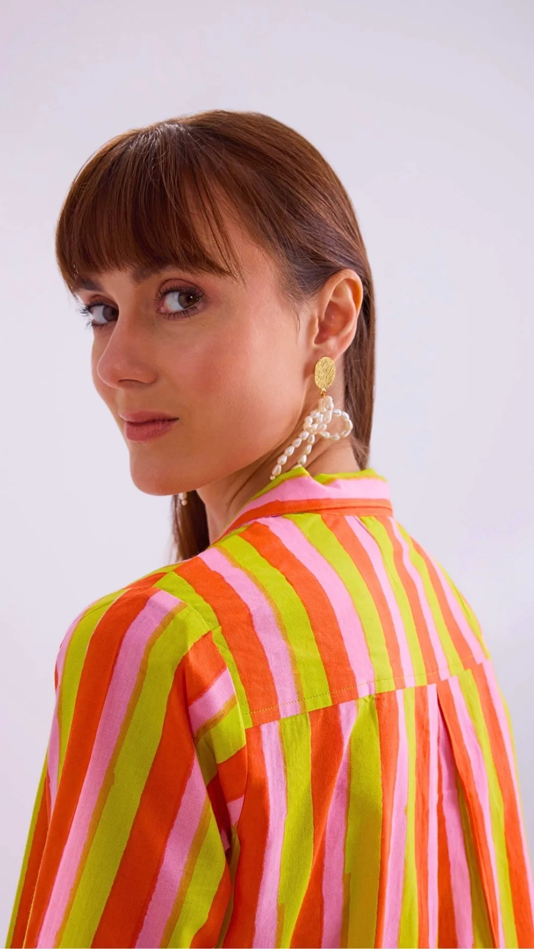 Vesper Shirt & Dottie Shorts, Sunset Sorbet