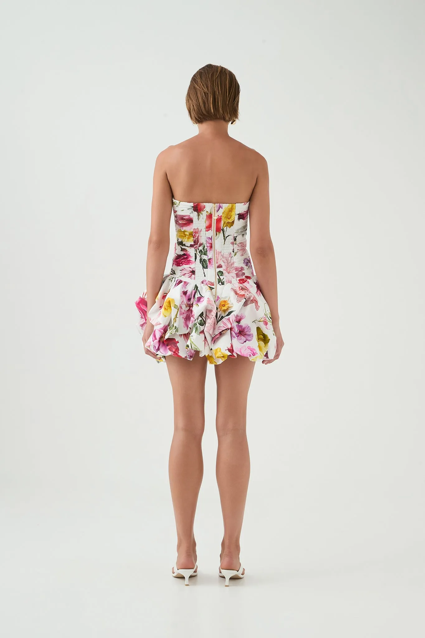Violette Bubble Hem Mini Dress
