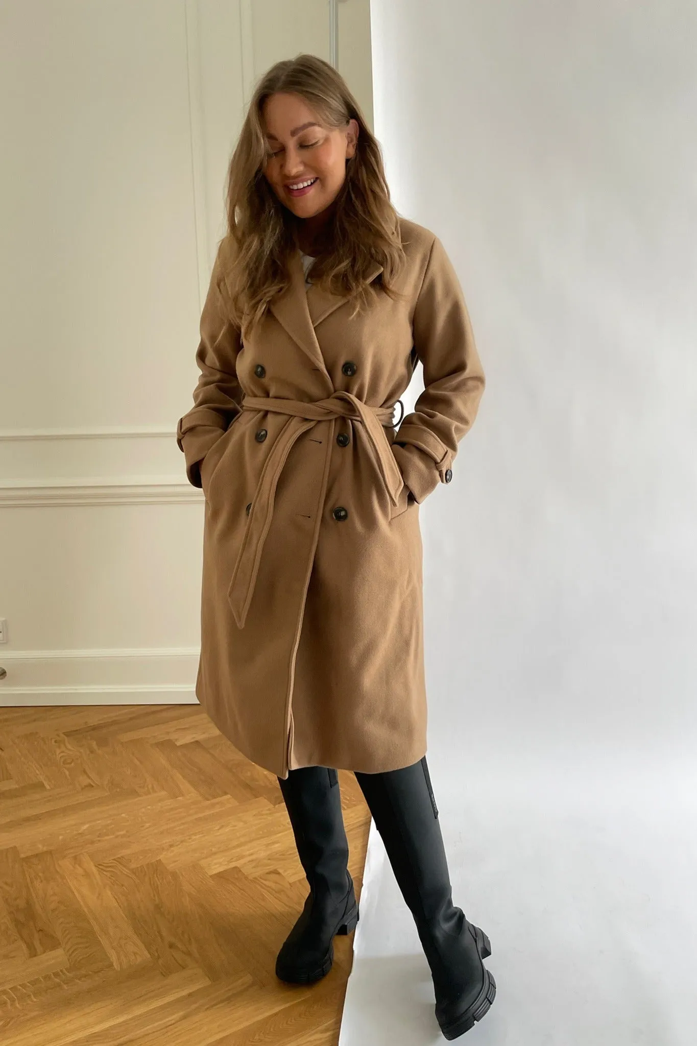 VMFortunevega Trenchcoat - Brun
