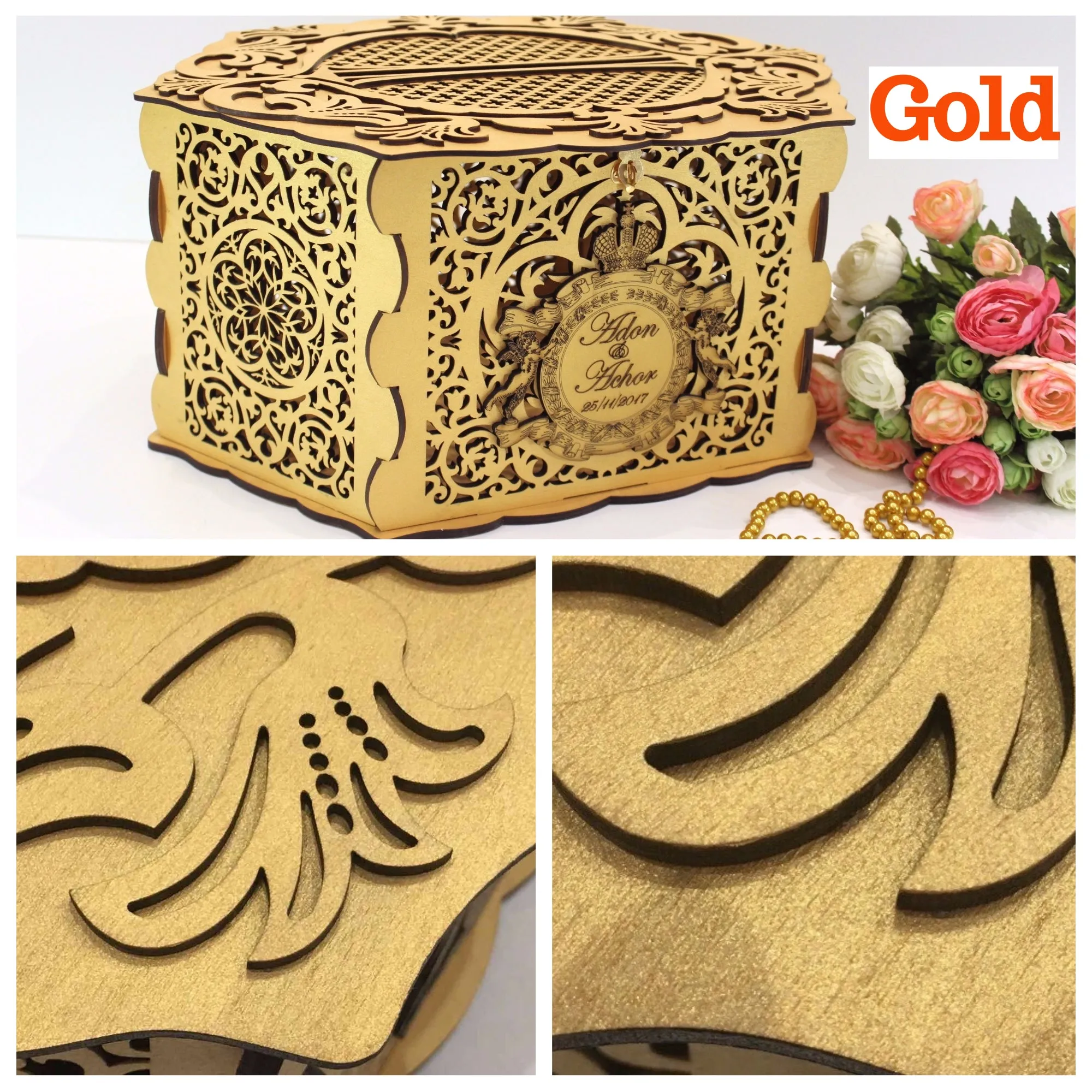 Wedding Card Box, Money Box Envelopes, Wishing Well Card Box, handmade