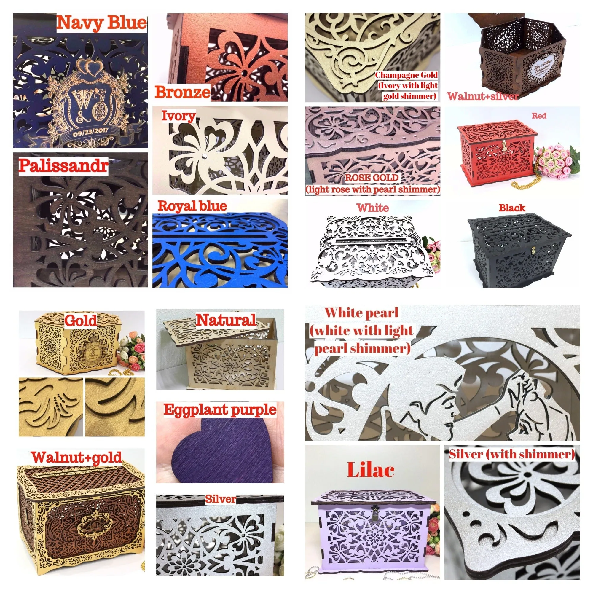 Wedding Card Box, Money Box Envelopes, Wishing Well Card Box, handmade