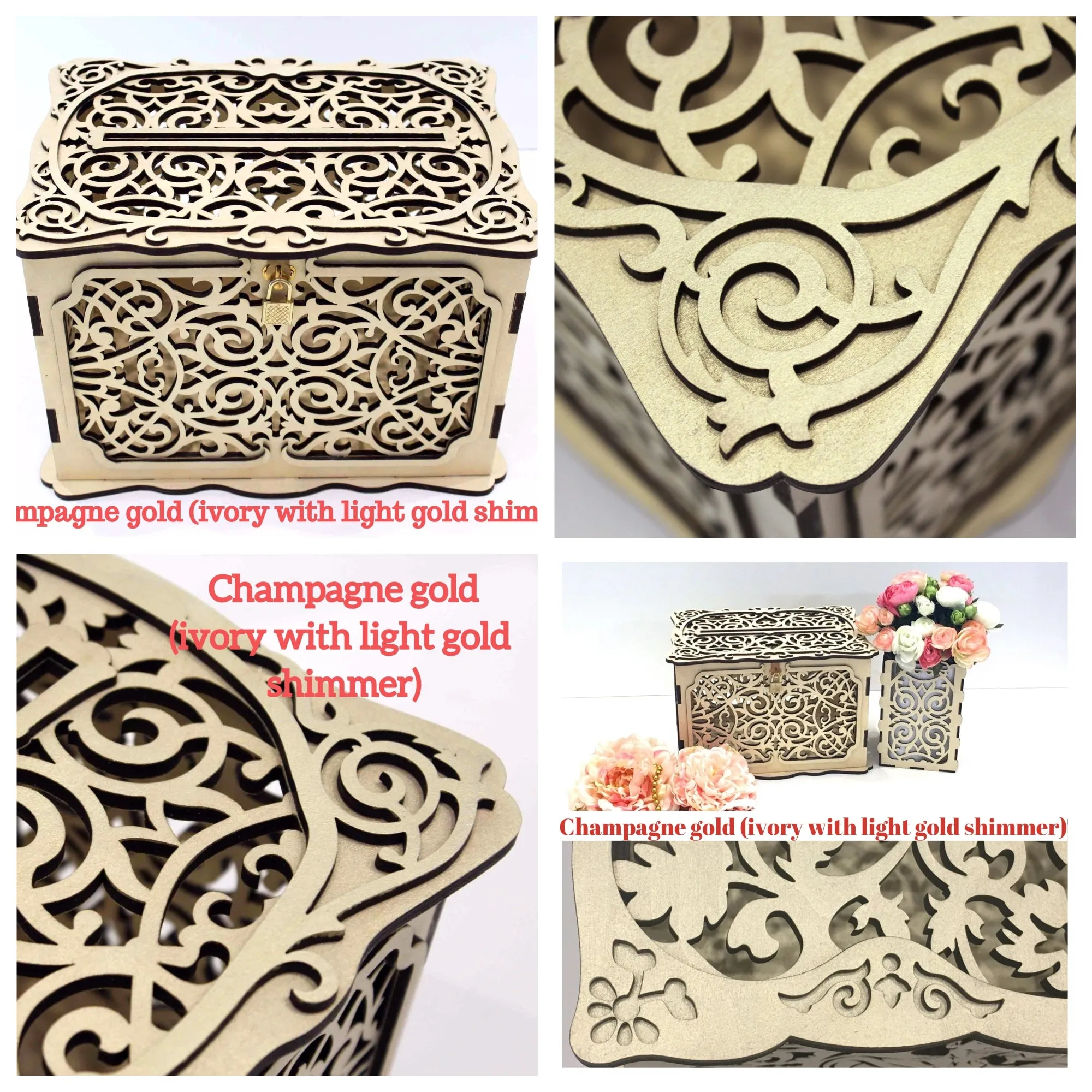 Wedding Card Box, Money Box Envelopes, Wishing Well Card Box, handmade