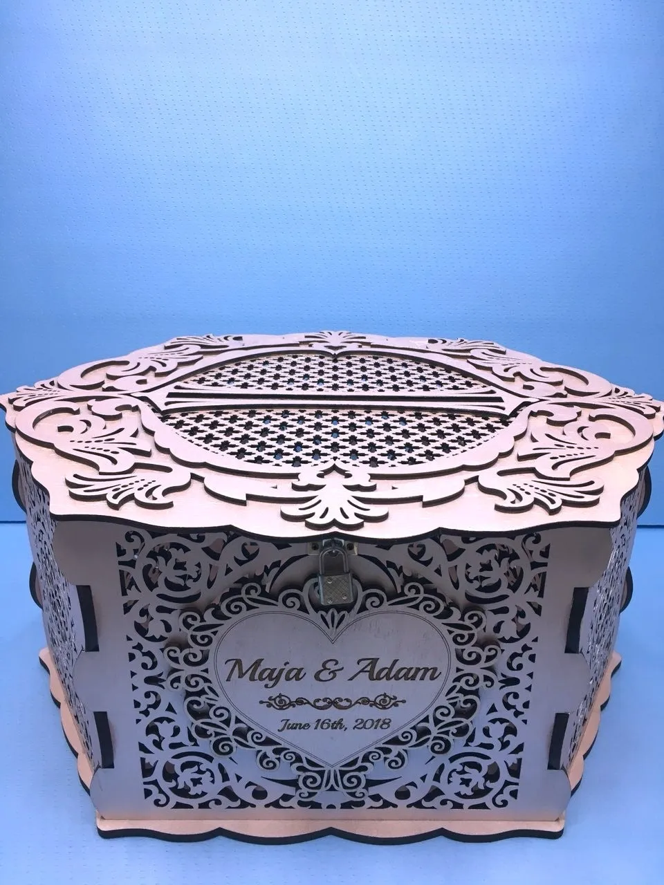 Wedding Card Box, Money Box Envelopes, Wishing Well Card Box, handmade
