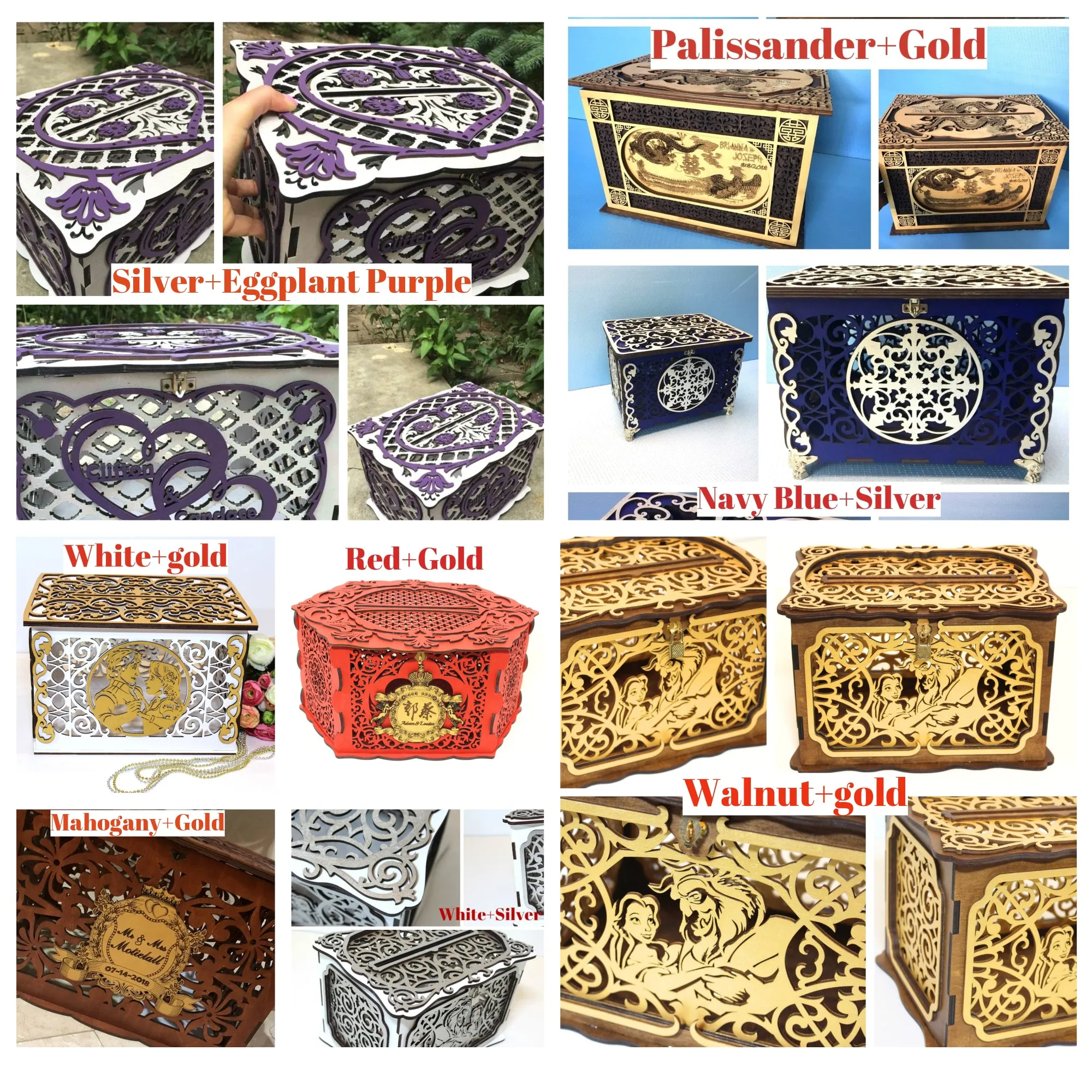 Wedding Card Box, Money Box Envelopes, Wishing Well Card Box, handmade