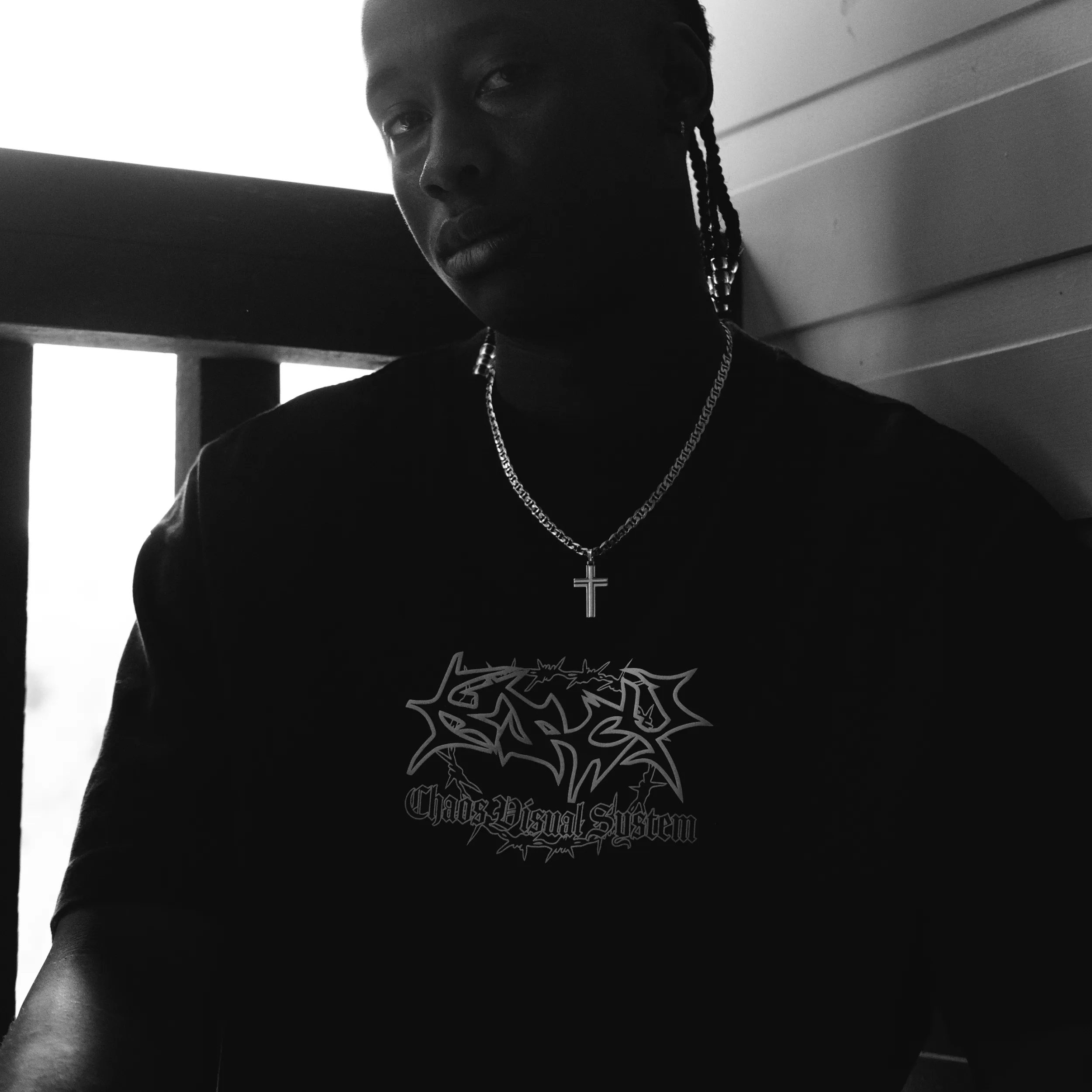 Wire Street Tee Jet Black