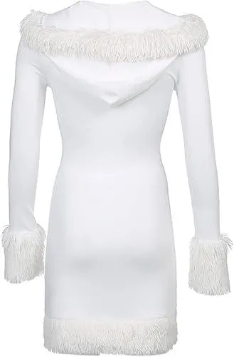 Women Y2K Hooded Dress
