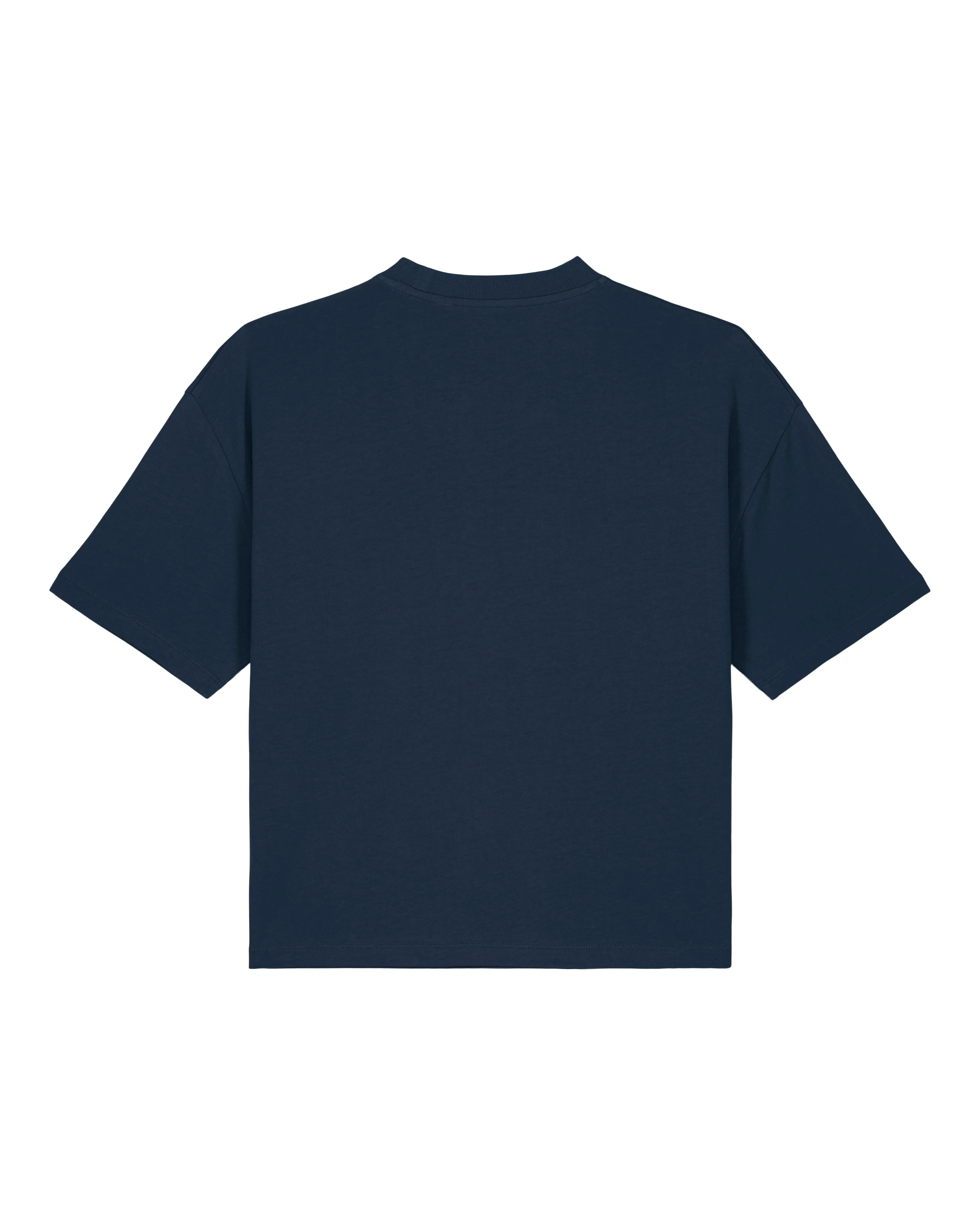 Women's Organic Cotton Boxy T-Shirt | Midnight Navy Blue