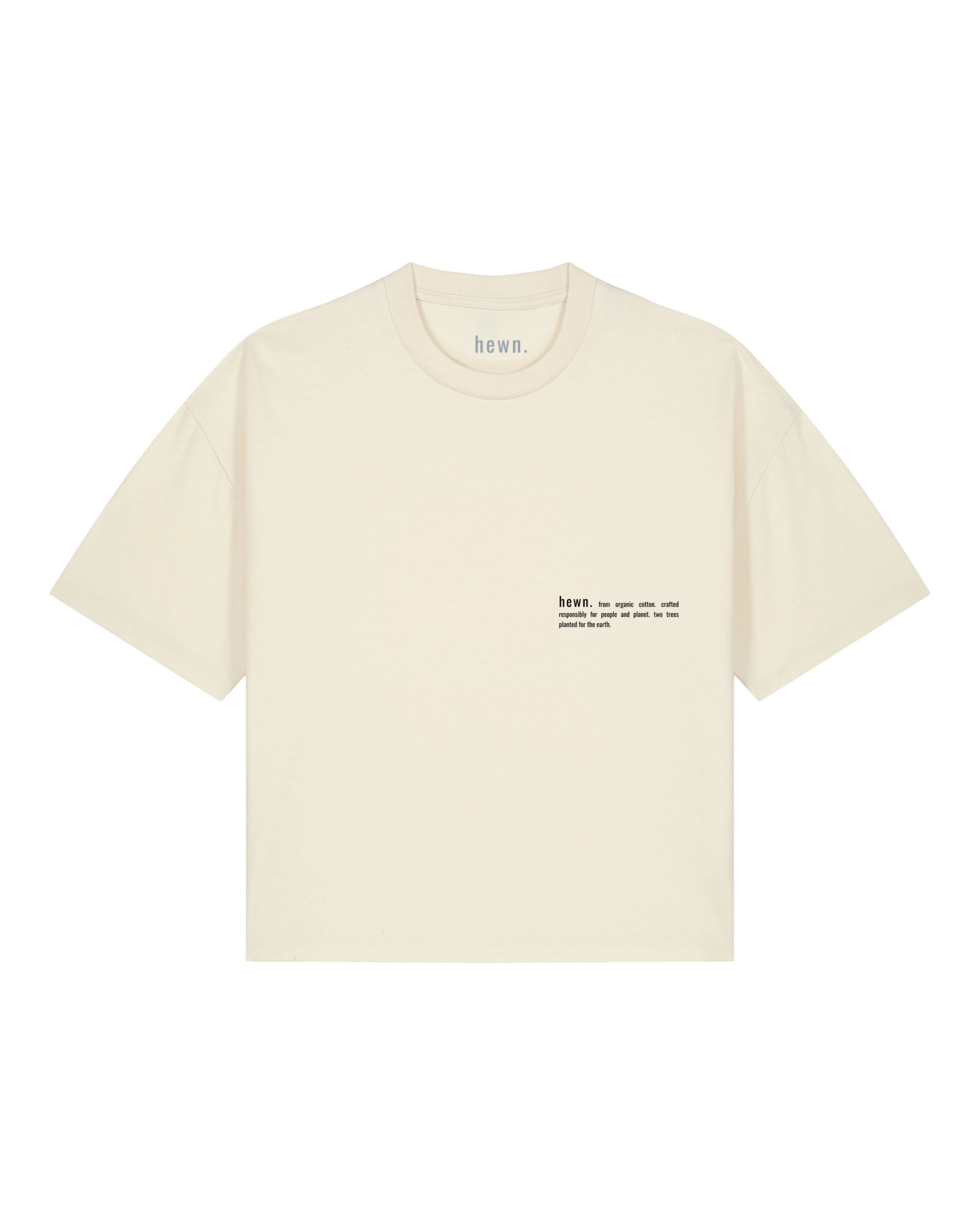 Women's Organic Cotton Boxy T-Shirt | Natural Cotton