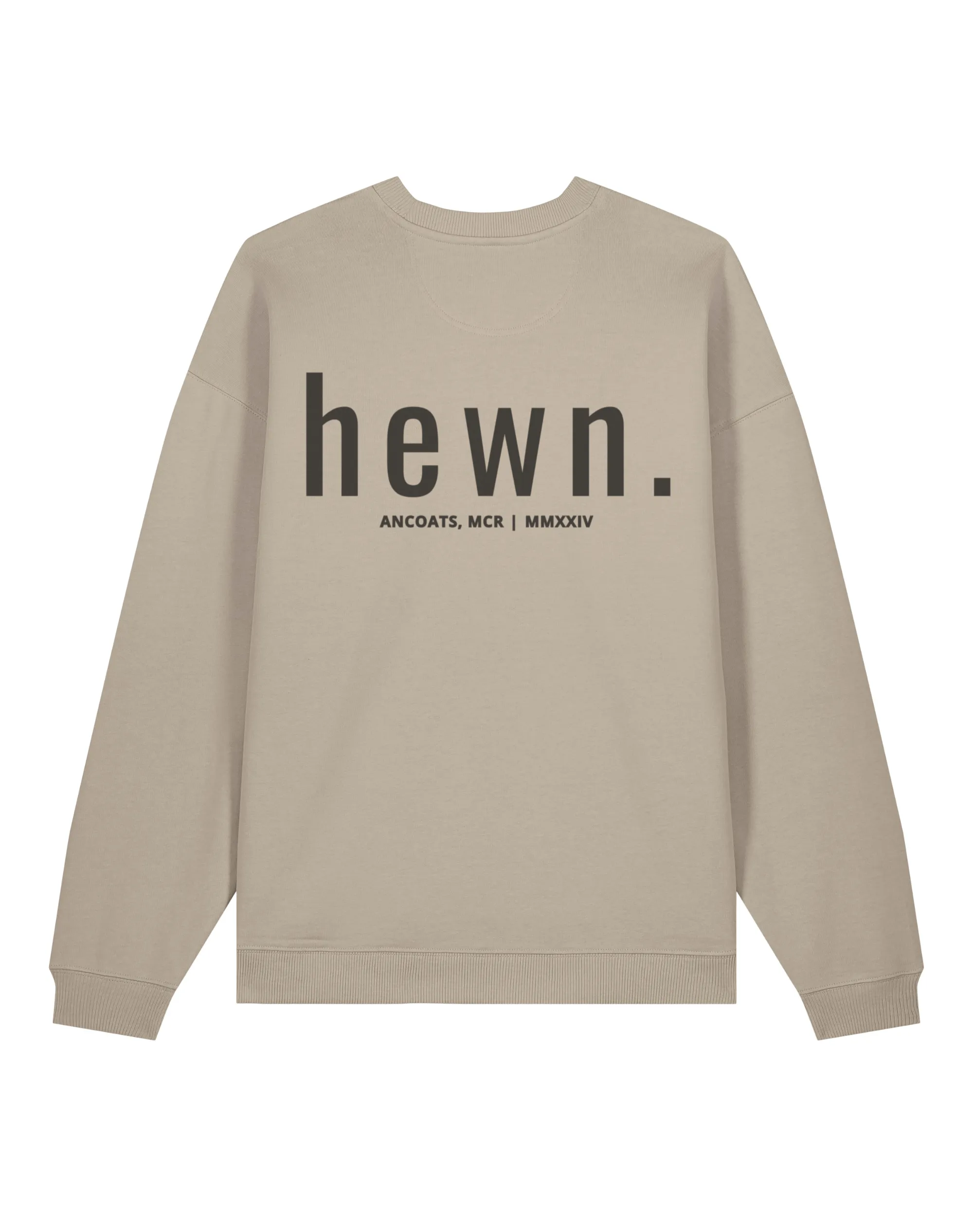 Women's Organic Cotton Signature Oversized Sweatshirt | Limestone Grey