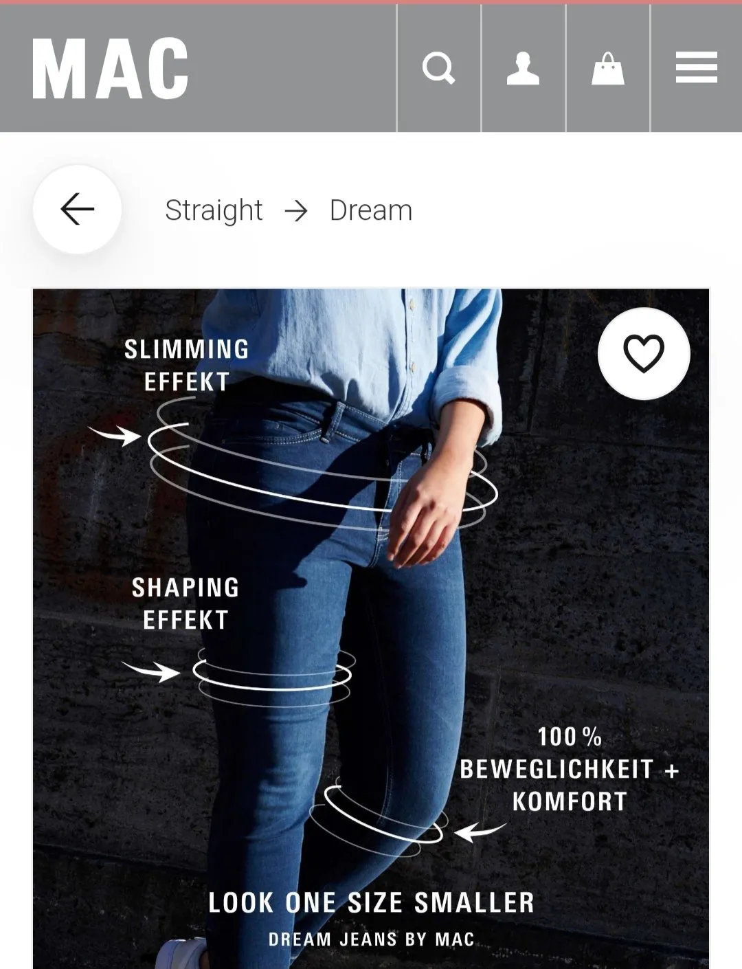 WOMENS SIZE 2 / 32 - MAC Jeans, Dream Skinny NWT B4