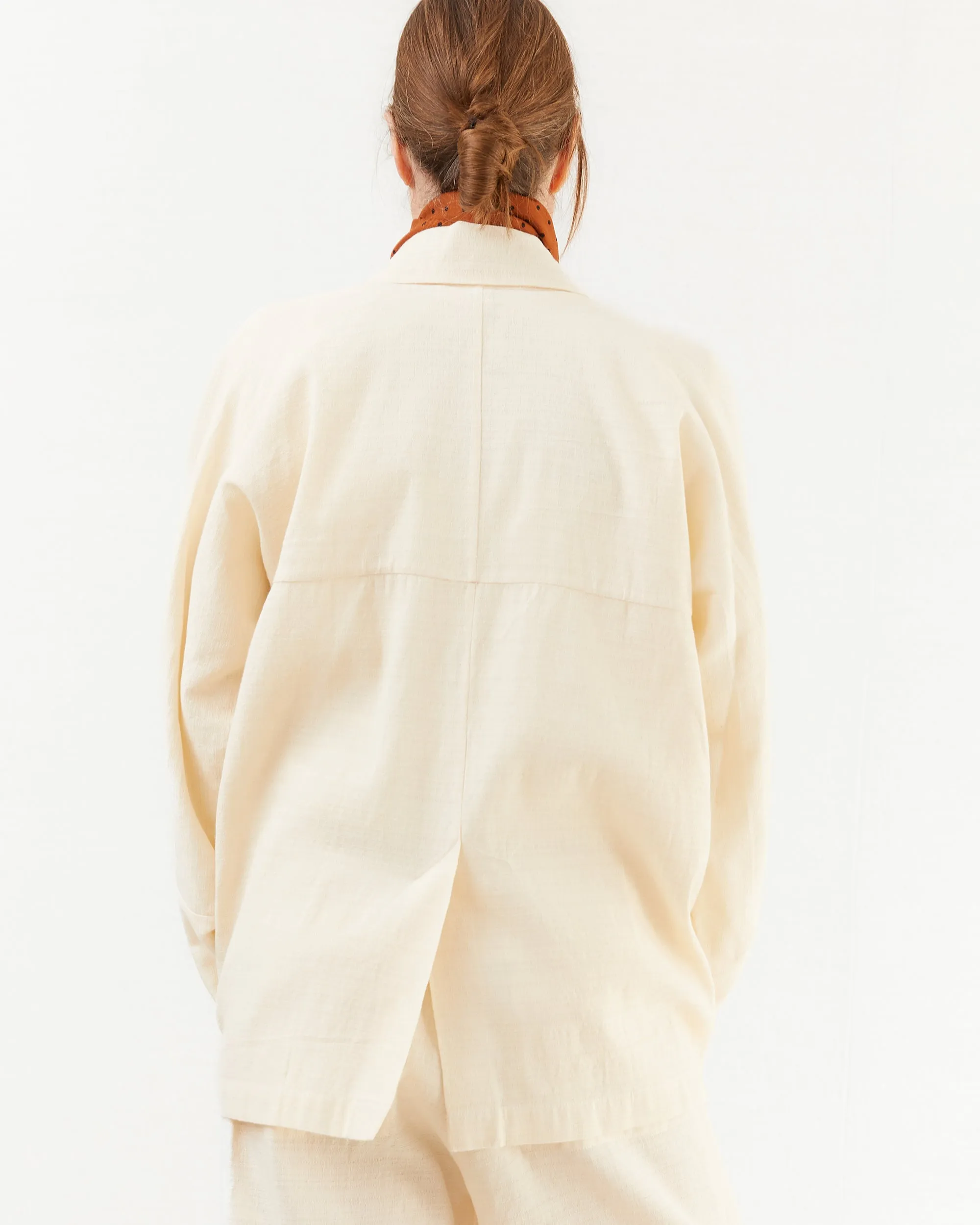 Wright   Doyle 4 Pocket Jacket in Alabaster