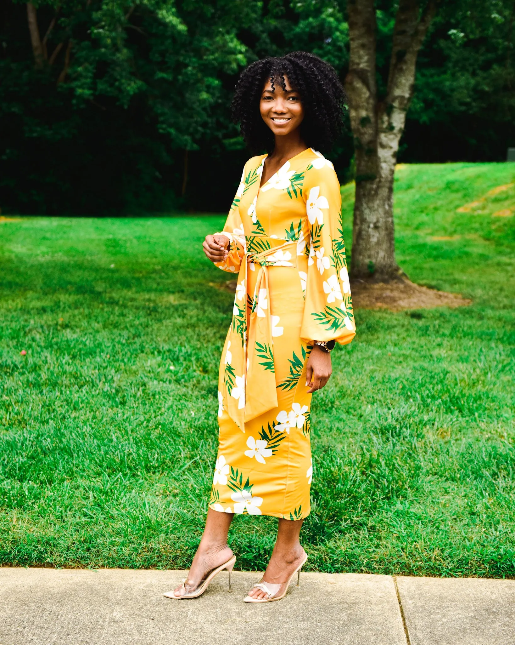 Yellow blossoms Dress