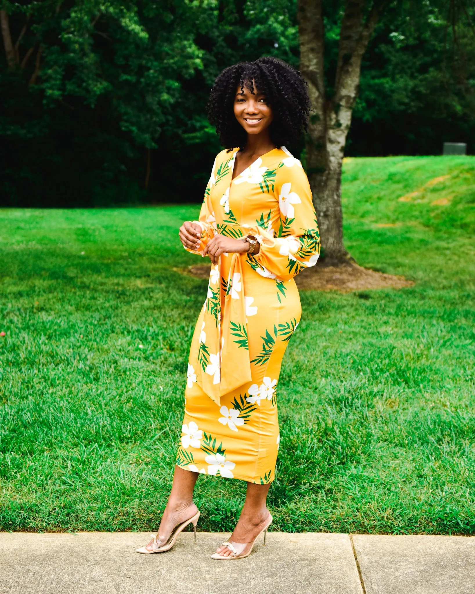 Yellow blossoms Dress