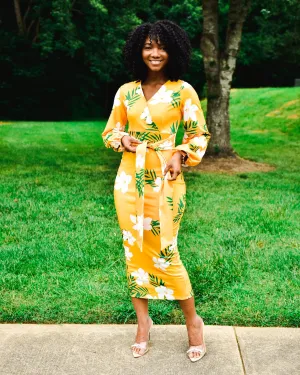Yellow blossoms Dress