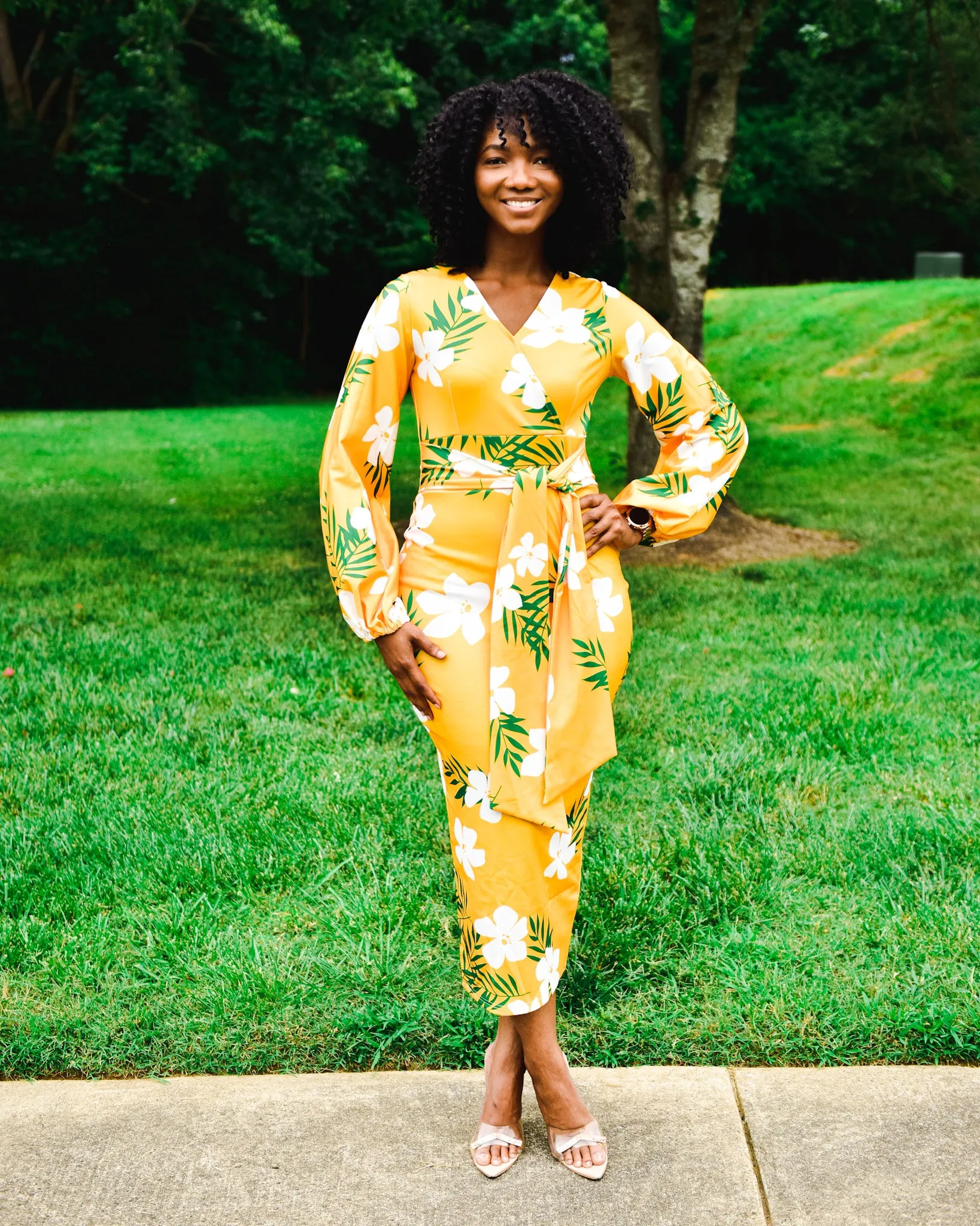 Yellow blossoms Dress