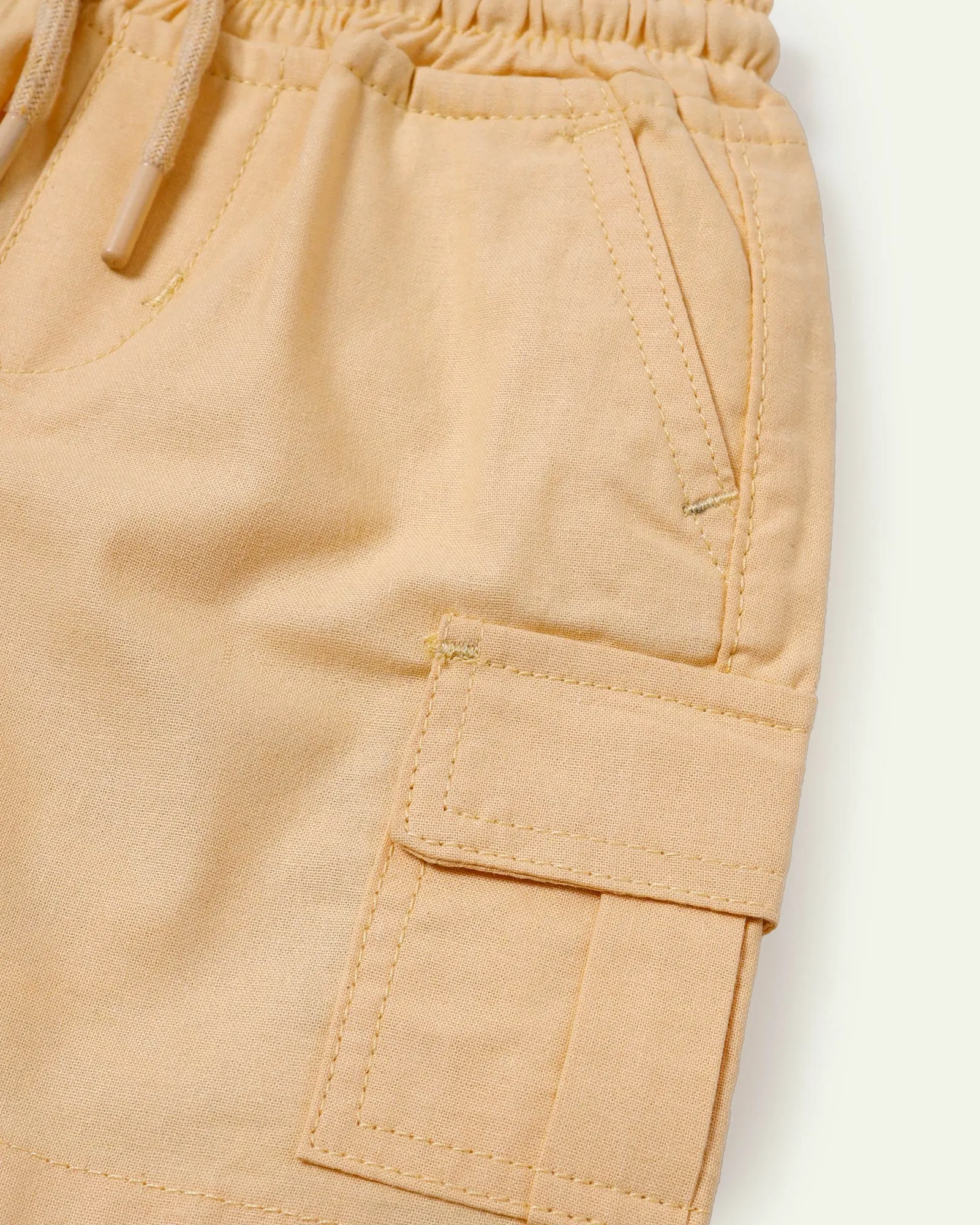 Yellow Cargo Shorts