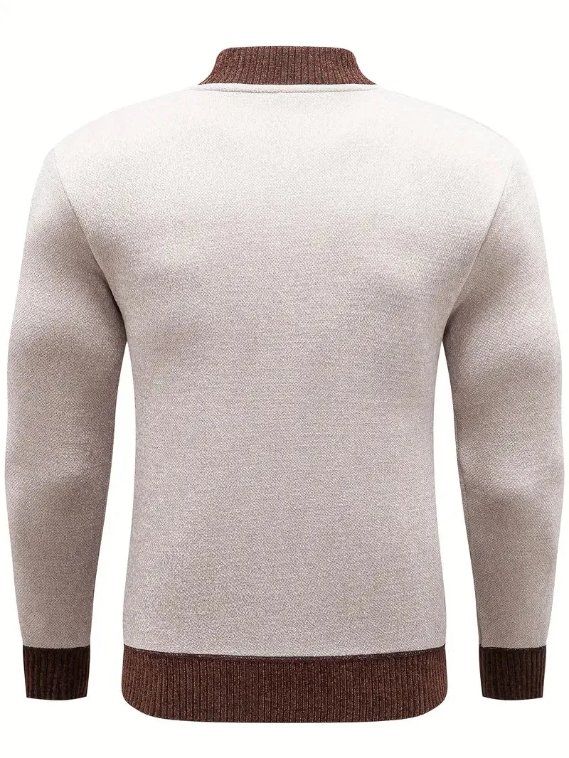 Ysmael - men's cardigan with zip