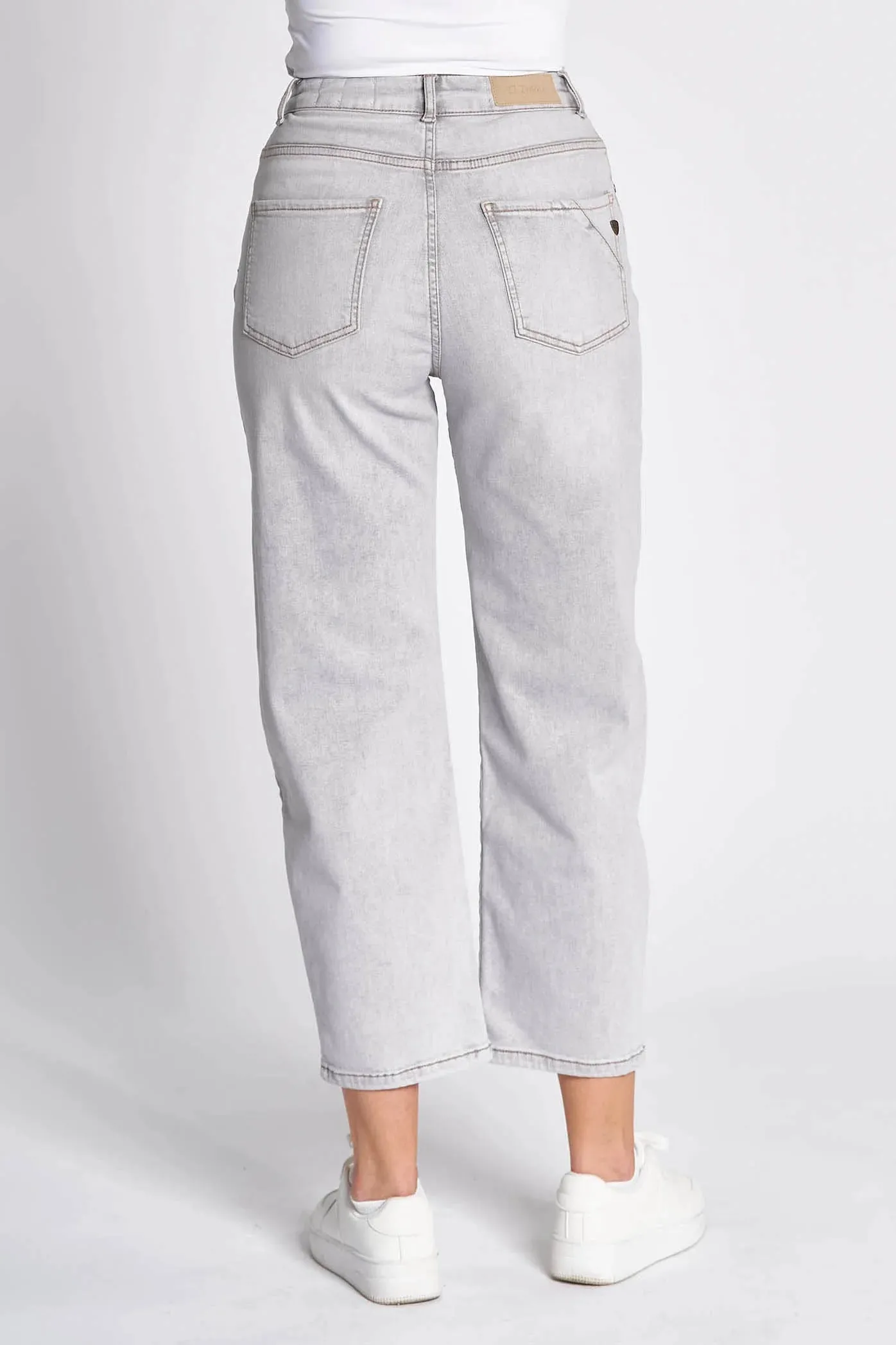 Zhrill | IZA - Mom Jeans | W219 hellgrau