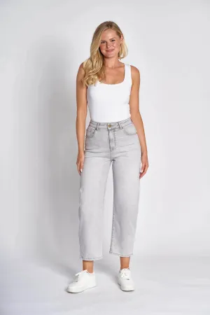 Zhrill | IZA - Mom Jeans | W219 hellgrau